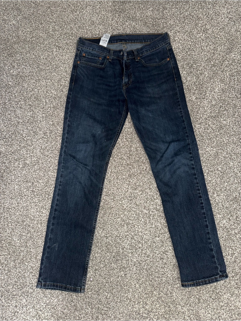 Men's Dark Levi’s  Blue Slim Straight Jeans
